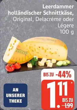 Edeka Leerdammer holländischer Schnittkäse Angebot
