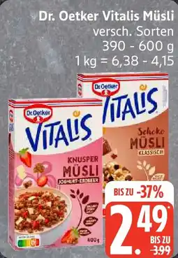 Edeka Dr. Oetker Vitalis Müsli Angebot