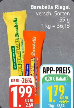 Edeka Barebells Riegel Angebot