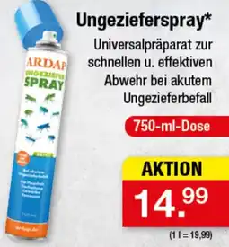 Zimmermann ARDAP Ungeziefer Spray Angebot