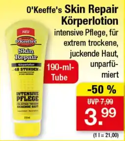 Zimmermann O'Keeffe's Skin Repair Körperlotion Angebot