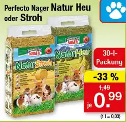 Zimmermann Perfecto Nager Natur Heu oder Stroh Angebot
