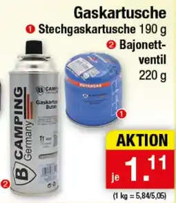 Zimmermann B CAMPING Gaskartusche Butan Angebot