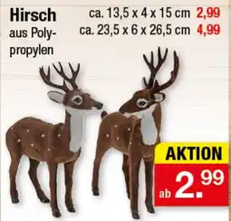 Zimmermann Hirsch aus Polypropylen Angebot