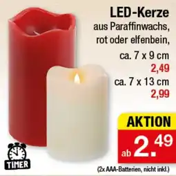 Zimmermann LED-Kerze Angebot