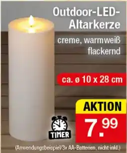 Zimmermann Outdoor-LED-Altarkerze Angebot