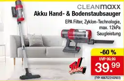 Zimmermann CLEANmaxx Akku Hand- & Bodenstaubsauger Angebot
