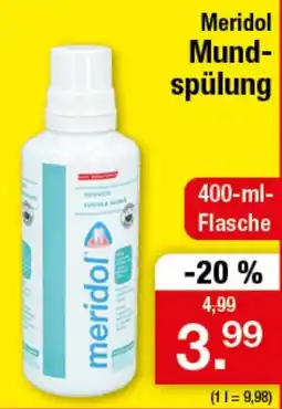 Zimmermann Meridol Mund-spülung Angebot