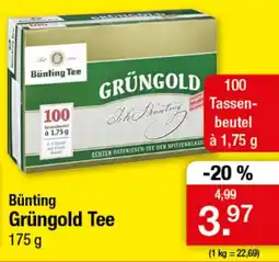 Zimmermann Bünting Grüngold Tee Angebot