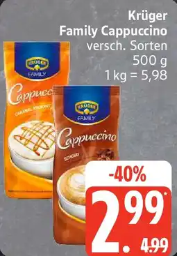Edeka Krüger Family Cappuccino Angebot