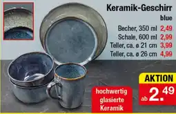 Zimmermann Keramik-Geschirr blue Angebot