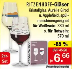 Zimmermann RITZENHOFF Gläser Angebot