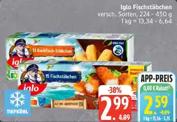 Edeka Iglo Fischstäbchen Angebot