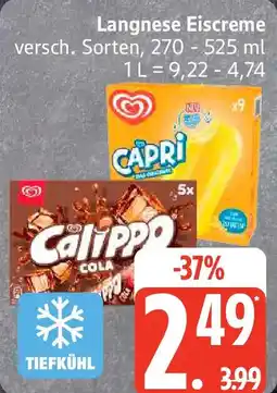Edeka Langnese Eiscreme Angebot