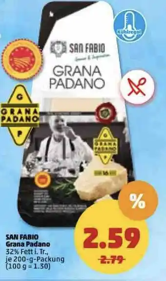 PENNY San Fabio Grana Padano 200g Angebot