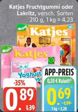 Edeka Katjes Fruchtgummi oder Lakritz Angebot
