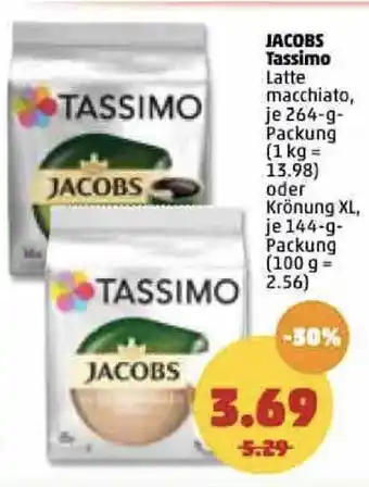 PENNY Jacobs Tassimo 264g Angebot