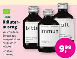 Aleco Biomarkt KRUUT Kräuter-auszug Angebot
