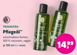 Aleco Biomarkt PRIMAVERA Pflegeöl Angebot