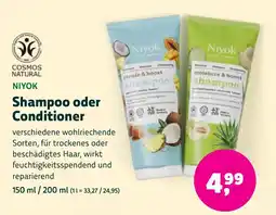 Aleco Biomarkt NIYOK Shampoo oder Conditioner Angebot