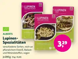 Aleco Biomarkt ALBERTS Lupinen-Spezialitäten Angebot