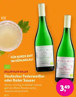 Aleco Biomarkt Zellertaler Keller Deutscher Federweißer oder Roter Sauser Angebot