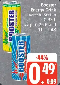 Edeka Booster Energy Drink Angebot