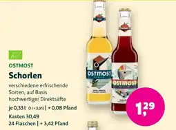 Aleco Biomarkt OSTMOST Schorlen Angebot