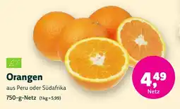 Aleco Biomarkt Orangen Angebot