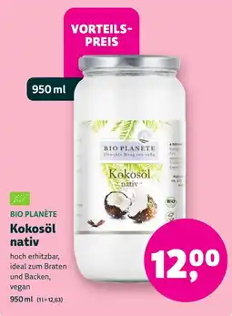 Aleco Biomarkt BIO PLANÈTE Kokosöl nativ Angebot