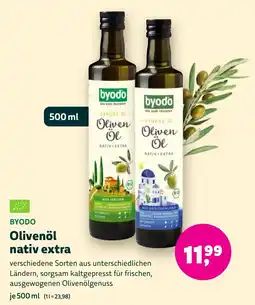 Aleco Biomarkt BYODO Olivenöl nativ extra Angebot