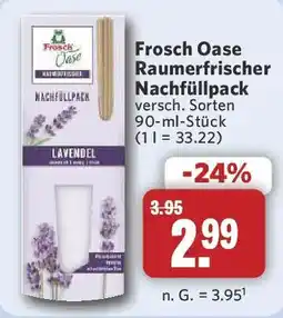 Combi Frosch Oase Raumerfrischer Nachfüllpack Angebot
