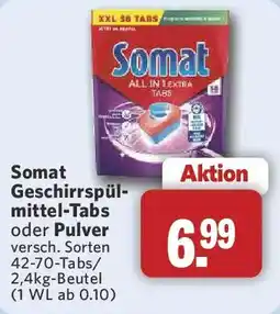 Combi Somat Geschirrspülmittel-Tabs oder Pulver Angebot