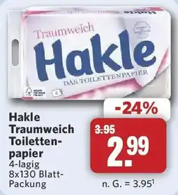 Combi Hakle Traumweich Toilettenpapier Angebot
