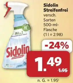 Combi Sidolin Streifenfrei Angebot
