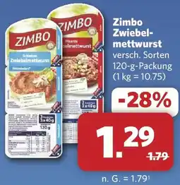 Combi Zimbo Zwiebelmettwurst Angebot