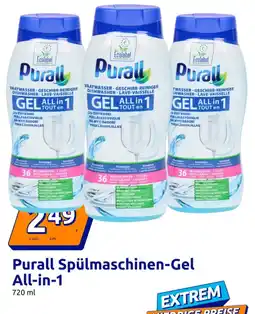 Action Purall Spülmaschinen-Gel All-in-1 Angebot