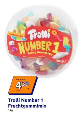 Action Trolli Number 1 Fruchtgummimix Angebot