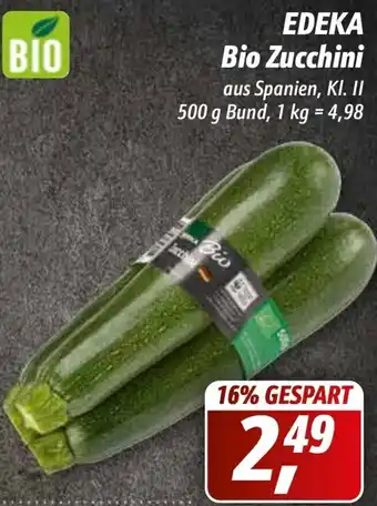 Simmel Edeka Bio Zucchini 500g Angebot