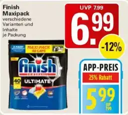 WEZ Finish Maxipack Angebot