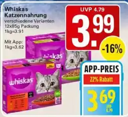 WEZ Whiskas Katzenfutter Angebot