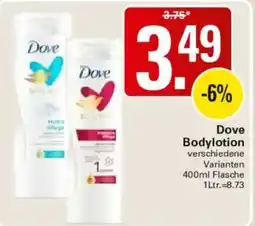 WEZ Dove Bodylotion Angebot