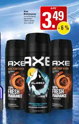 WEZ Axe Bodyspray Angebot