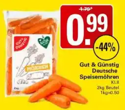 WEZ Gut & Günstig Deutsche Speisemöhren Angebot