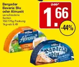 WEZ Bergader Bavaria Blu oder Almzeit Angebot