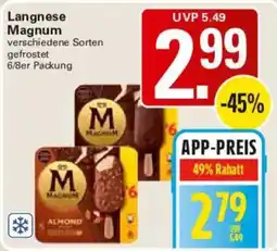 WEZ Langnese Magnum Angebot