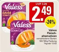 WEZ Valess Fleischalternativen Angebot