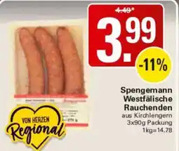 WEZ Spengemann Westfälische Rauchenden Angebot