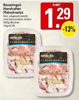 WEZ Bauerngut Herzhafter Fleischsalat Angebot