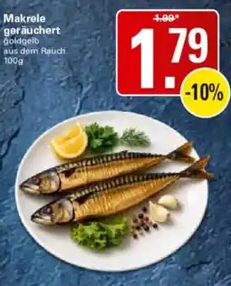 WEZ Makrele geräuchert goldgelb Angebot